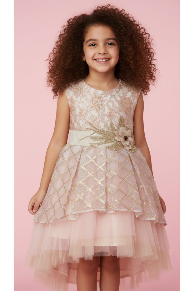Girl's Pink Party Dress
