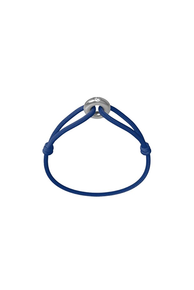 Silver Soho Diamond Cord Bracelet