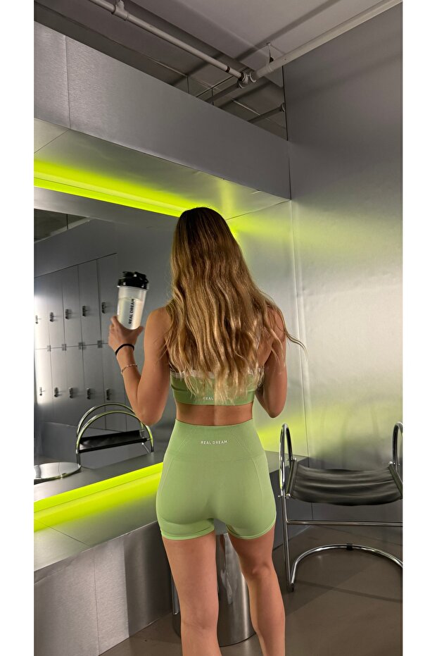 Matcha Push Up Şort - 3