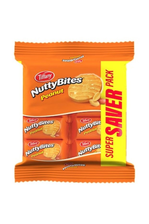 Nutty Bites Crunchy Toasted Peanut Bakery Cookies Box (10x72g)