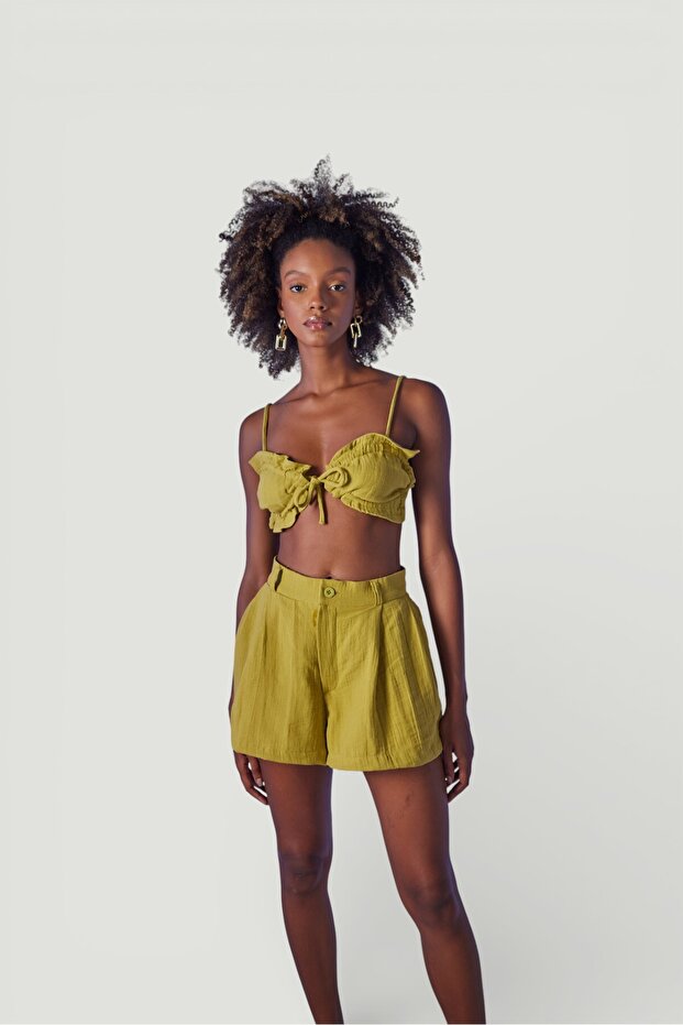 Playa Şort Yeşil - 5