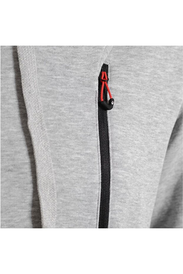 Erkek Garnili Kapüşonlu Sweatshirt - 4