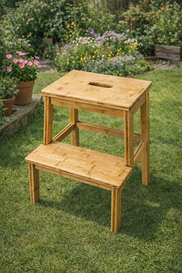 Mutfak Tabure Merdiven BAMBU - 2