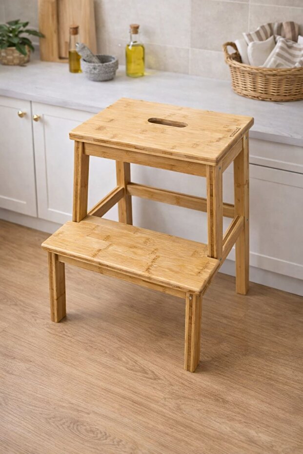 Mutfak Tabure Merdiven BAMBU - 4