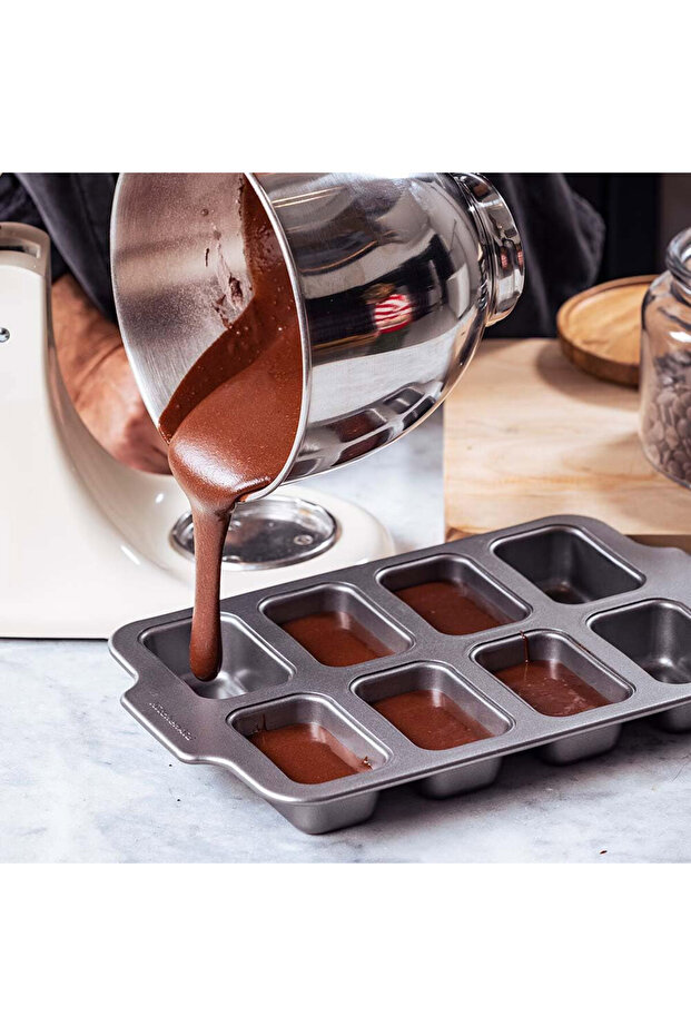 8'li Mini Dikdörtgen Kek Kalıbı - 3