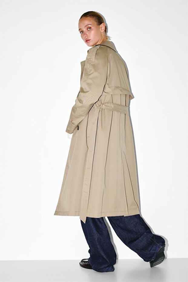 Kemerli trençkot - 4