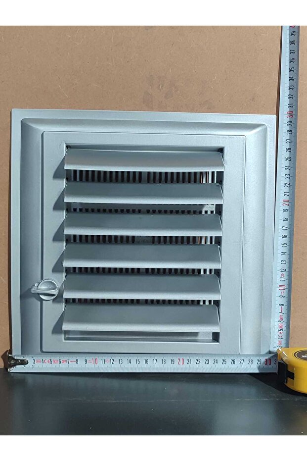 Klc Ventilation Grille Bathroom Wc Toilet Grille Plastic Louver Gray 30X30 Cm.
