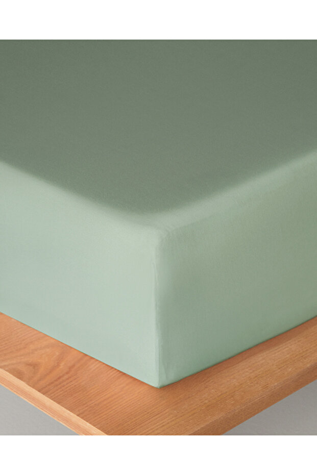 Sima pamut egyszemélyes ágynemű 100x200 cm zöld - 3