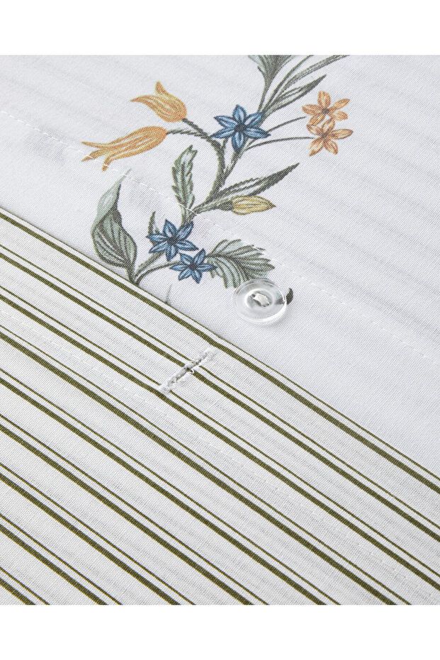 Fioreline digitális nyomtatású, könnyen vasalható dupla ágyneműhuzat szett 200x220 cm zöld-sárga - 7