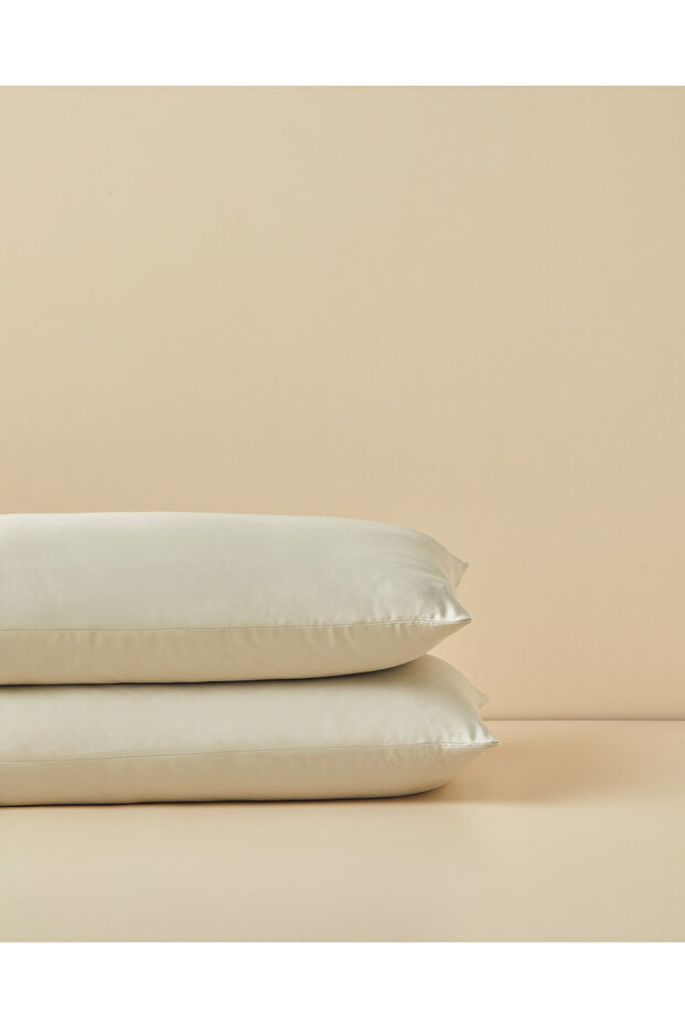 Micell Cotton Satin 2-Piece Pillow Case 50X70 cm Green