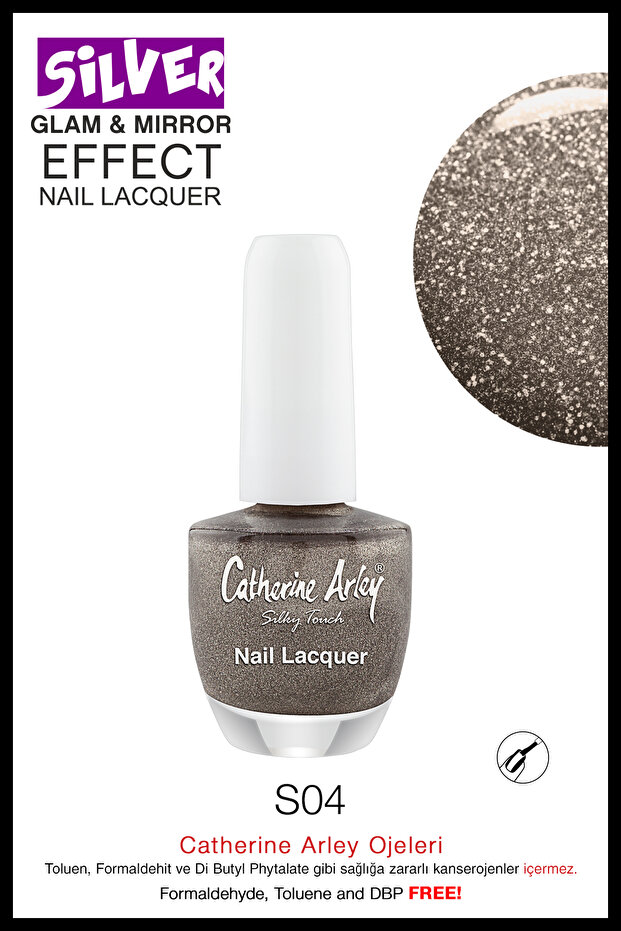 Silver Glam & Mirror Effect Oje No:04 Oje - 1