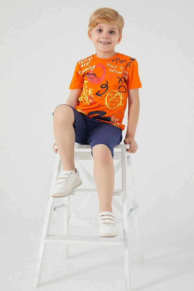 DEČAČKO KAPRI ODEĆE - NARANČASTO - 3