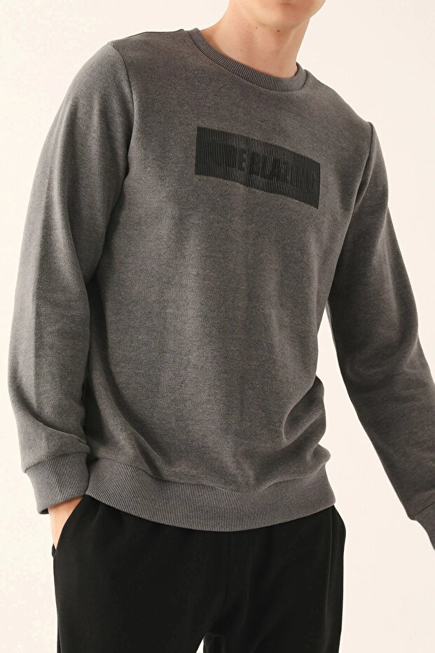 طقم رجالي مكون من قطعتين - أنثراسايت - 4