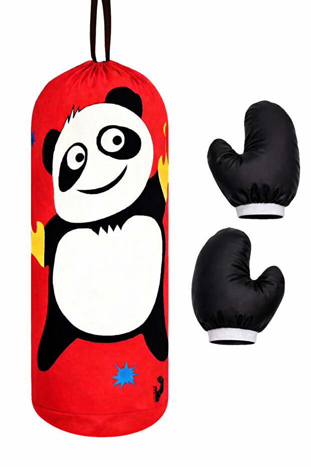 Çocuk Boks Torbası Eldiven Hediyeli - 4