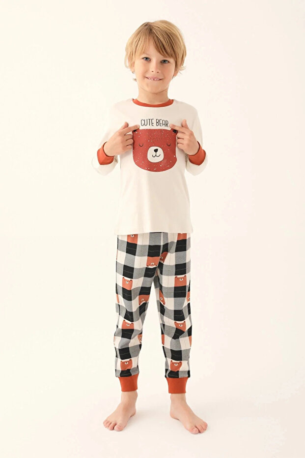 مجموعة الأب والابن المزدوجة - بيج - 2