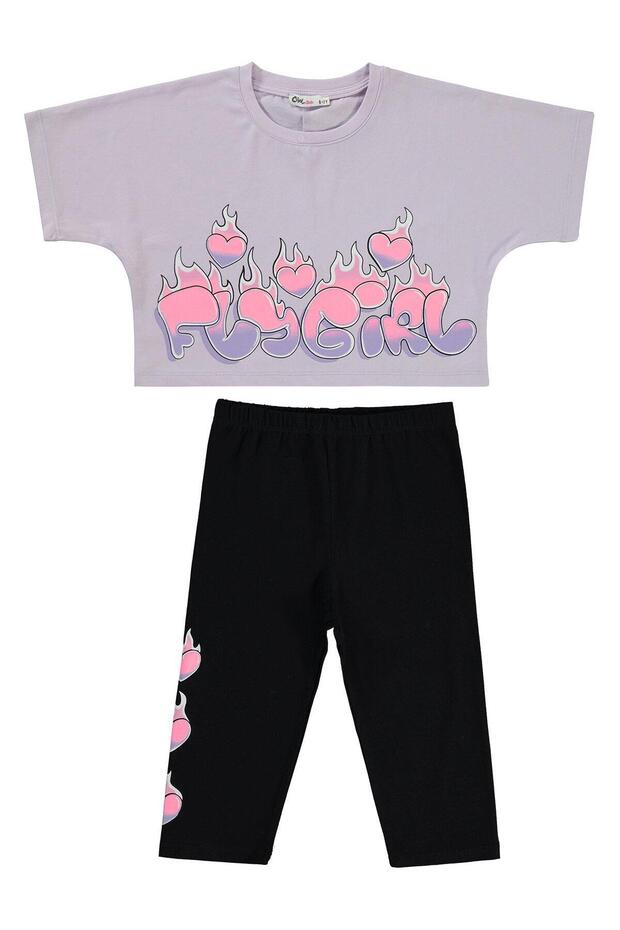 Fly Girl Printed Set for Ages 6-9 - Lilac for Ages 6-7