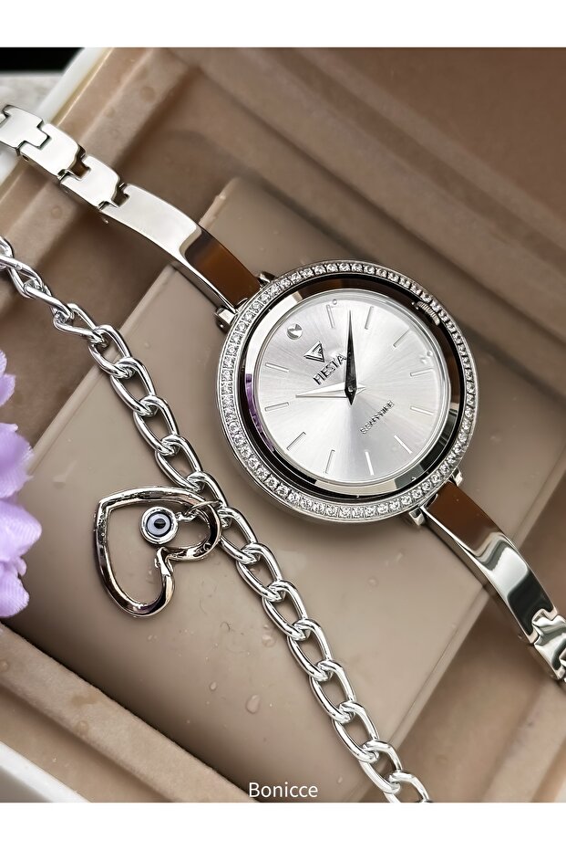 Brand Full Steel (Case, Strap) Luxury Steel Strap Silver Vip 5 Atm Wristwatch