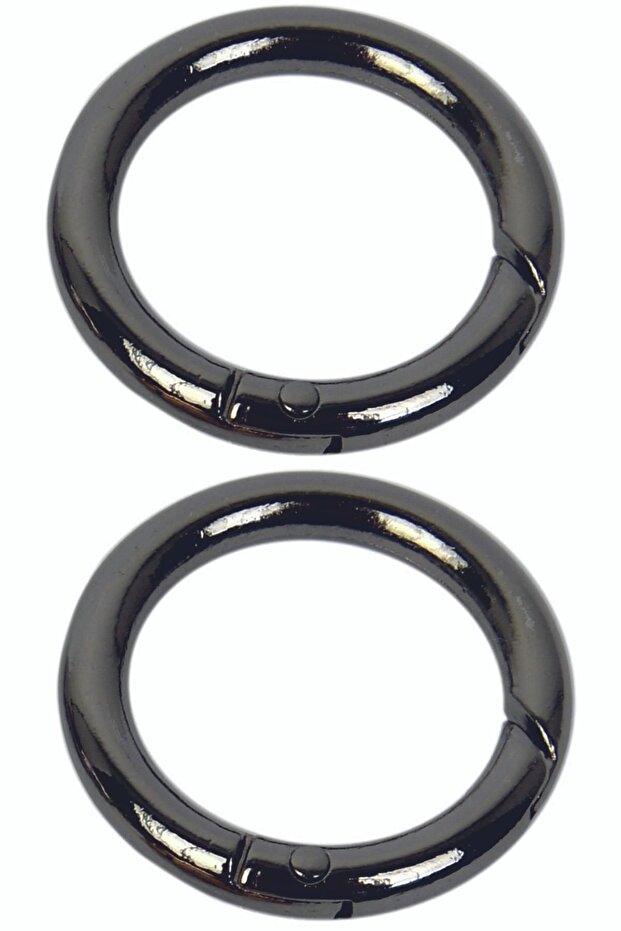 Bag Accessory Metal Spring Ring - Diameter: 2.5 Cm (3 Pairs)