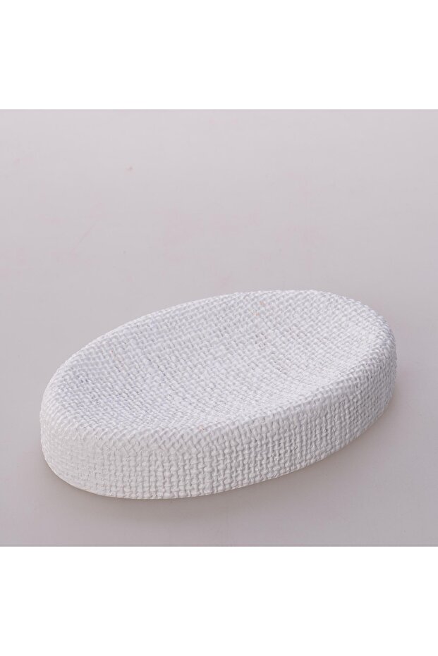 Natural Solid Soap Dispenser White - 2