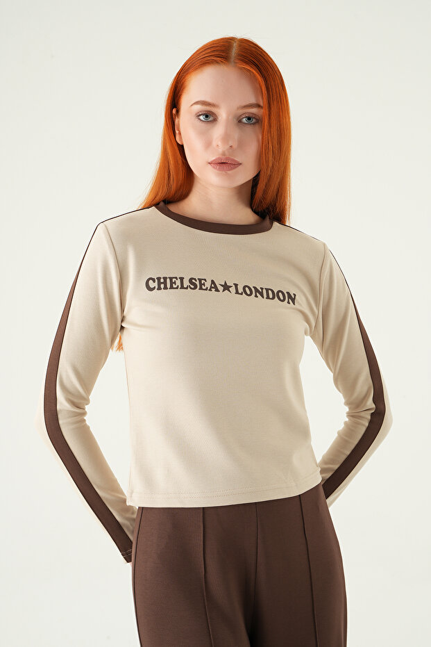 8341A مطبوع باللون البيج - 2