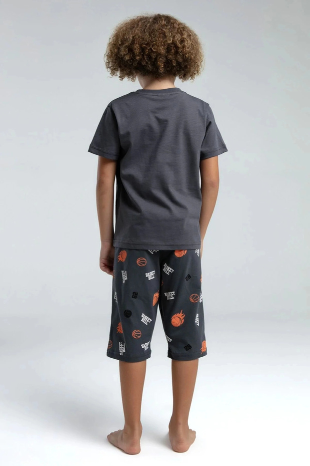 Boy's Gray Capri Suit - 4