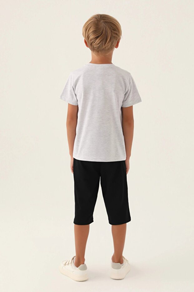 بدلة كابري رمادية للأولاد - 5