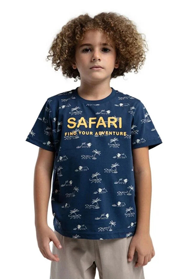 بدلة كابري للأولاد باللون الأزرق - 3