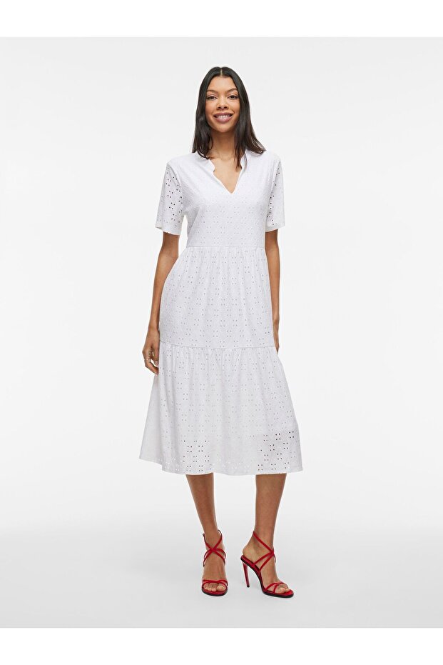 Maxikleid Kurzarm - 1