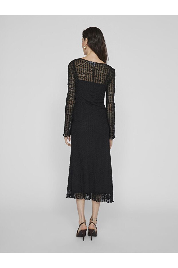 Rochie maxi cu mânecă lungă - 4