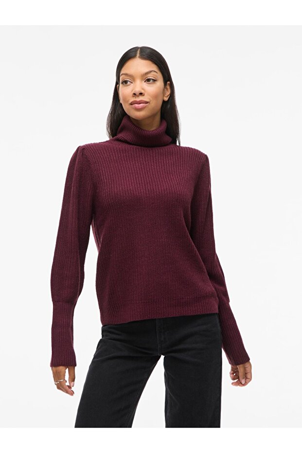 Strickpullover Rollkragen - 1