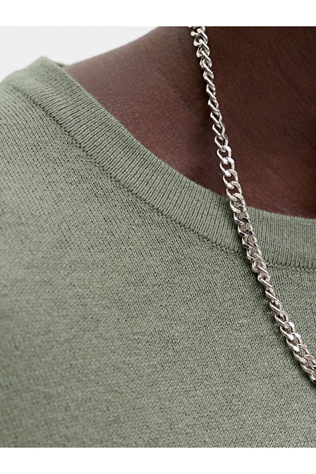 Strickpullover Einfarbig Strickpullover - 7