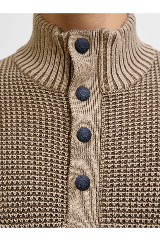 Strickpullover Einfarbig Strickpullover - 5