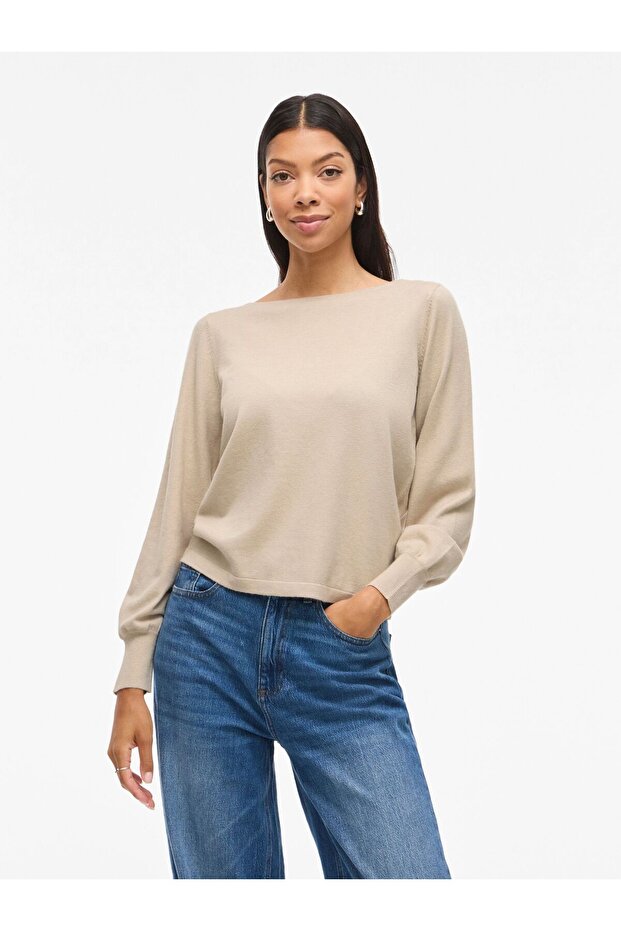 Strickpullover VIKERRY U-Boot-Ausschnitt - 1