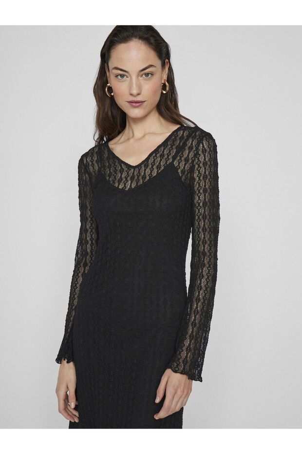 Rochie maxi cu mânecă lungă - 8