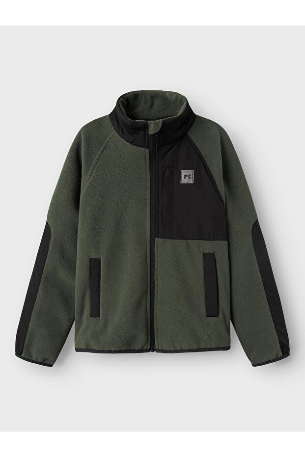 Fleecejacke Colorblock - 1