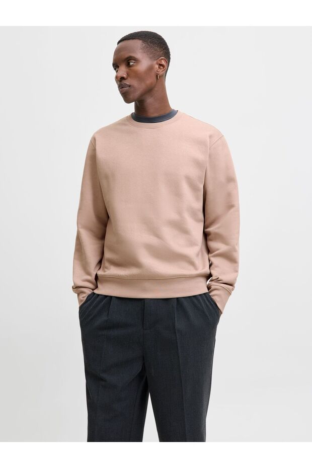 Sweatshirt Einfarbig Sweatshirt - 1