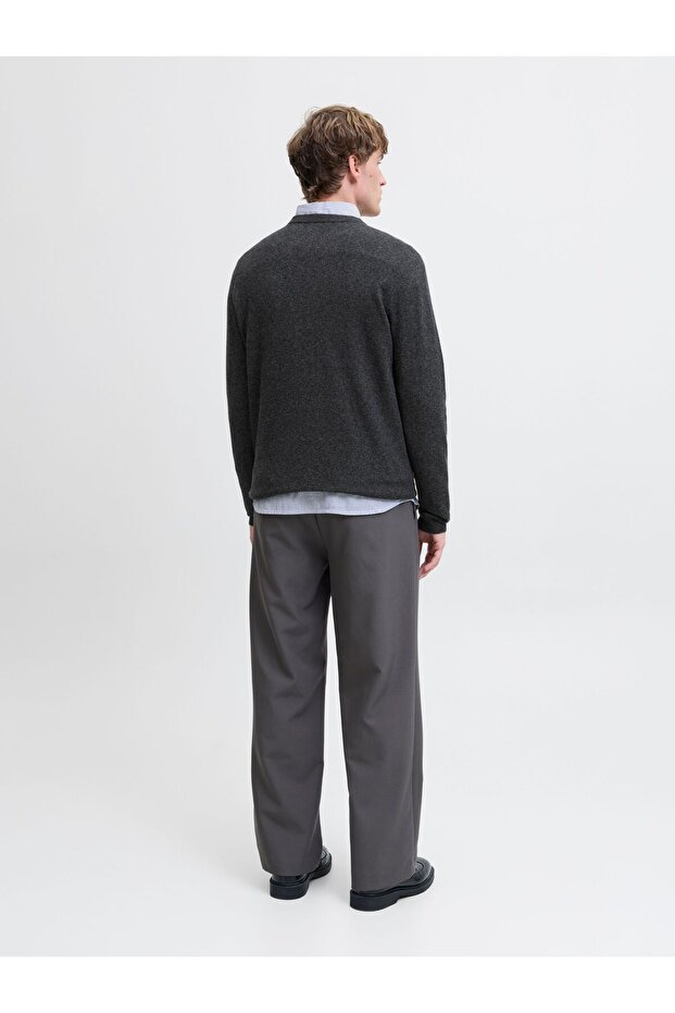 Strickpullover Einfarbig Strickpullover - 3