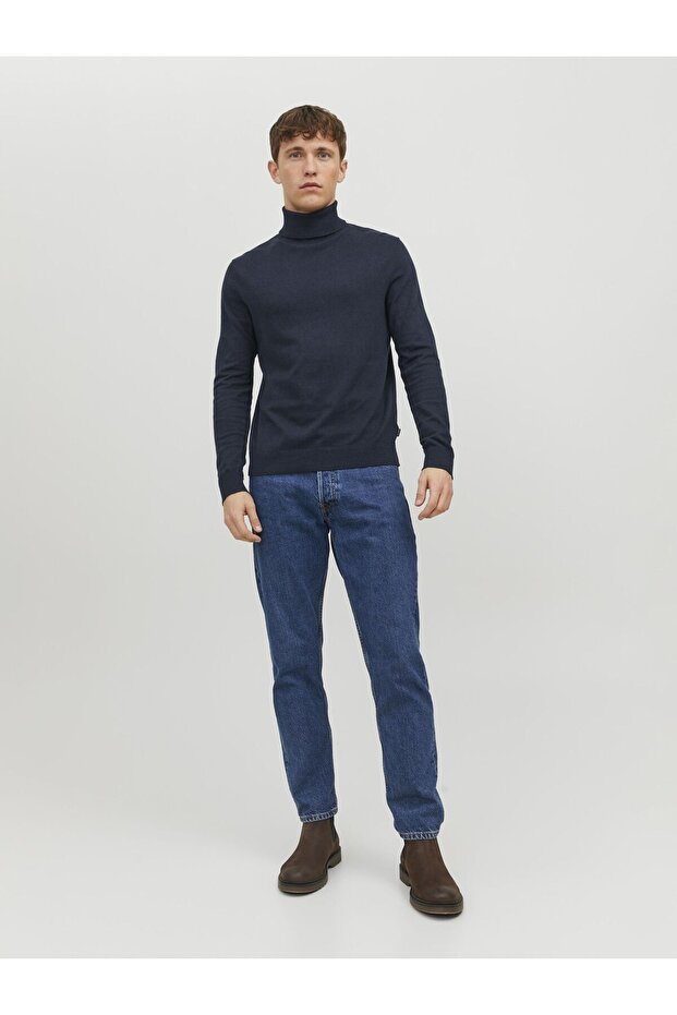 Rollkragenpullover Einfarbig Rollkragenpullover - 5