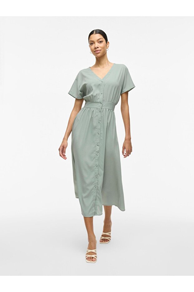 Maxikleid Kurzarm - 5