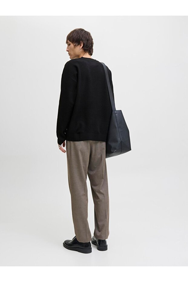 Strickpullover Einfarbig Strickpullover - 3