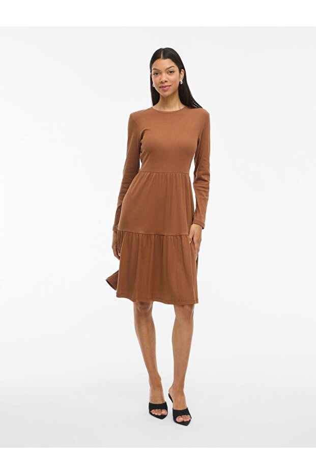 Rochie pulover cu mânecă lungă - 5