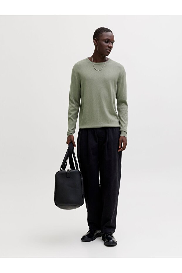 Strickpullover Einfarbig Strickpullover - 5