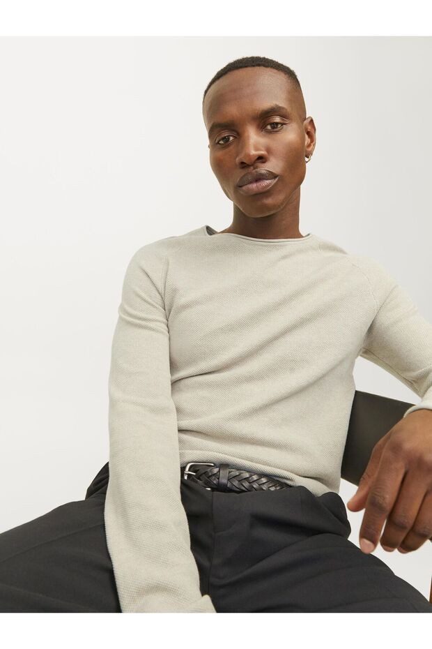 Strickpullover Einfarbig Strickpullover - 8