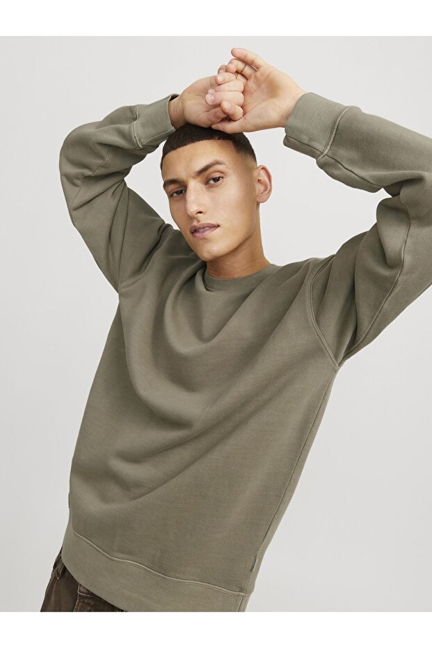 Sweatshirt Einfarbig Sweatshirt - 7