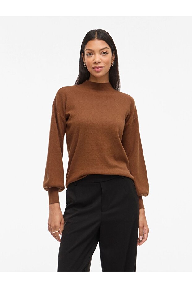 Strickpullover VIKERRY Stehkragen - 1