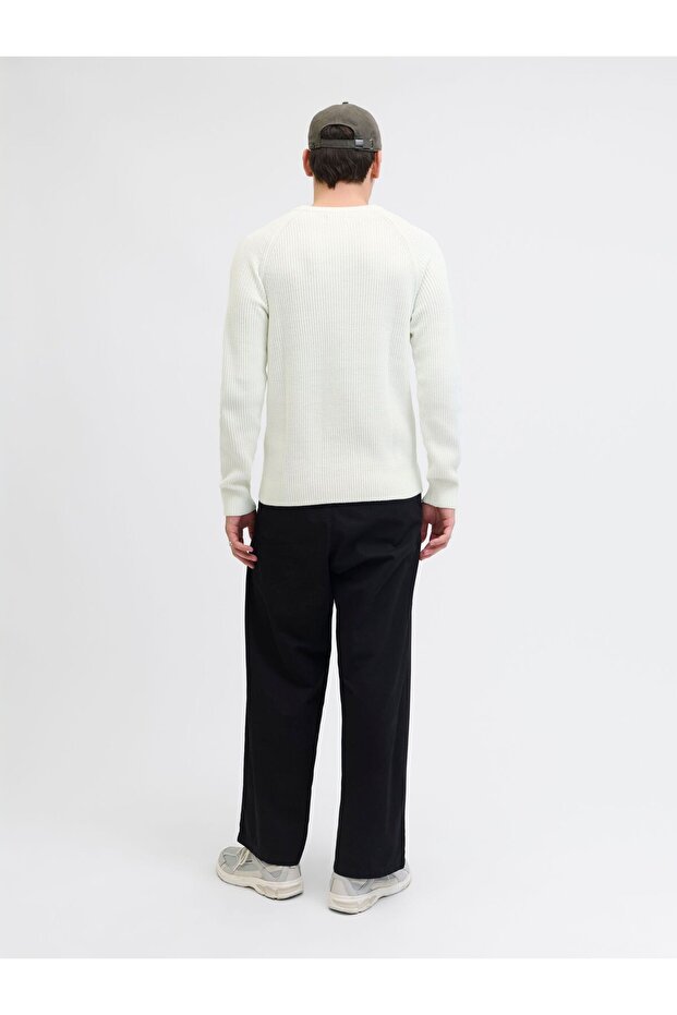 Strickpullover Einfarbig Strickpullover - 3