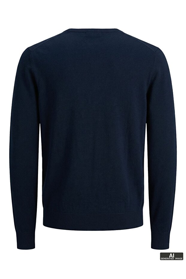 Strickpullover Einfarbig Strickpullover - 3