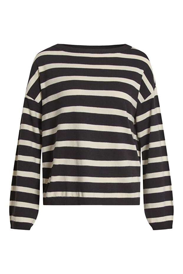 Strickpullover U-Boot-Ausschnitt - 2