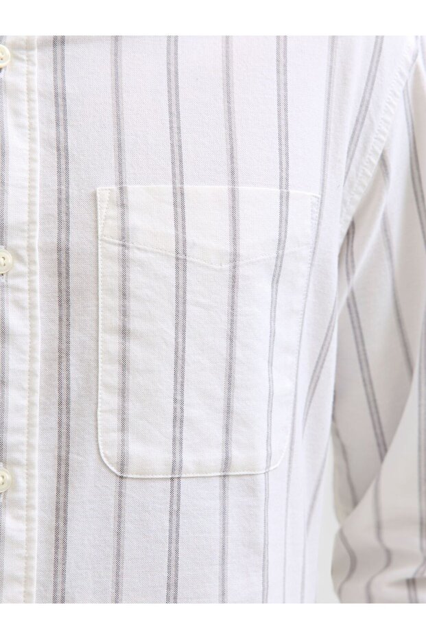 Freizeithemd Slim Fit Freizeithemd - 5