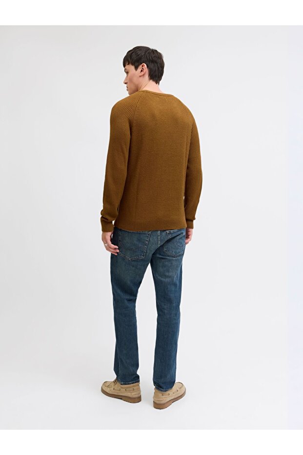 Strickpullover Einfarbig Strickpullover - 3